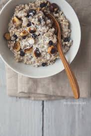 Hazelnut Blueberry Kasha With Cream Buckwheat Groats Recipe Food Recipes Buckwheat Recipes