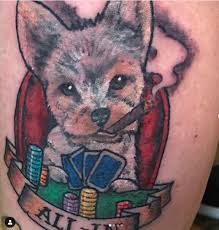 Rose in pink color and 3d style. The 14 Coolest Yorkshire Terrier Tattoo Designs Of 2019 Petpress