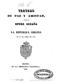 Series tan interesantes como mare of easttown, el padrino de harlem, la caza del asesino, zero, sombra y hueso o motherland, entre otras. Tratado De Paz Y Amistad Celebrado Entre Espana Y La Republica Chilena En 25 De Abril De 1844 Europeana