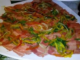 Carpaccio De Thon A La Mangue Recette Carpaccio De Thon Recette Carpaccio Recettes De Cuisine