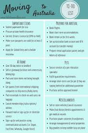 A Checklist Of All The Major Things That Need To Be Done Before Moving To Australia From Another Cou Moving To Australia Australia Australia Travel