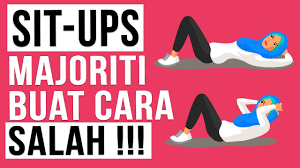 Mengecilkan perut hanya dalam seminggu? Sit Ups Majoriti Buat Dengan Cara Yang Salah Youtube
