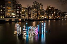 8th Annual Light Festival Illuminates Amsterdam With Glowing Sculptural Installations Festival Lights Illumination Art Amsterdam