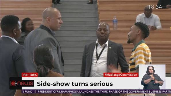 BREAKING NEWS Stuart James Scharnick has been arrested Journalist Herman  Moloi laid a charge of intimidation against Stuart James Scharnick at the  Madlanga Commission Scharnick allegedly confronted Moloi over a photo during