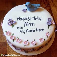 After generating love greetings and photos happy birthday wishes birthday cake for mother you can download this greetings for free or after printing your name or message on love greetings or pics you can share on facebook,whatsapp,twitter,pintrest. Create Online Happy Birthday Cake For Mother With Name Generator Happy Birthday Cakes Happy Birthday Mom Cake Birthday Wishes Cake
