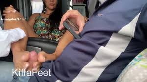Goddess Kiffa public bus footjob