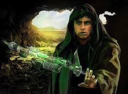 Luke S Lightsaber Star Wars Painting Star Wars Luke Skywalker Star Wars Artwork