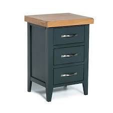Get access to exclusive content and experiences on the world's largest membership platform for artists and creators. Blue Bedside Table Cabinet Nightstand W Oak Top 3 Drawer Chatsworth Solid Wood Ebay