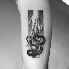 3d snake tattoo on the forearm. 320 Snake Tattoos Ideas Snake Tattoo Tattoos Snake Tattoo Design