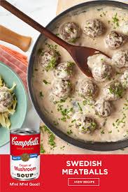 Swedish Meatballs Campbell Soup Company Recipe Recipes Food Swedish Meatball Recipes