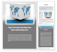 Cube World Map Word Template Http Www Word Poweredtemplate Com Word Templates Global 11126 0 Index Html Word Template Cube World Templates