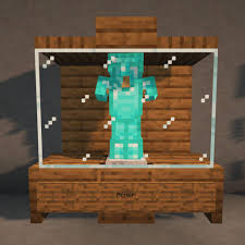 Armor is any item that can be equipped as a helmet, chestplate, leggings or boots in minecraft. Minecraft Armor Display Case Idea In 2021 Creative Decor Minecraft Furniture Decor