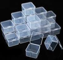 Amazon.com: 48 Packs Clear Small Plastic Containers ...