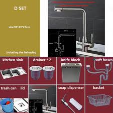 Miami plumber | coastal plumbing of brickell inc. Kitchen Sink Multifunction Double Bowl With Trash Can Above Counter Or Udermount Sink Vegetable Washing Basin 1 2mm Kitchen Sink Kitchen Sinks Aliexpress