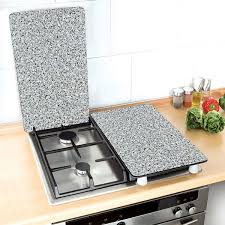 Set 2 Couvre Plaques Protection Motifs Granit Mathon Fr