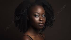 Black Woman With A Bold Black Beauty Background, Cherish Model Picture,  Clocks, Time Background Image And Wallpaper for Free Download