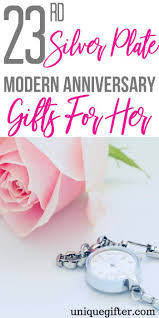 20 23rd Silver Plate Modern Anniversary Gifts For Her Unique Gifter 23rd Anniversary Gifts Modern Anniversary Gifts Creative Anniversary Gift