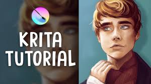 Faces are integral to many forms of art. How To Paint In Krita Digital Art Tutorial 2020 Youtube
