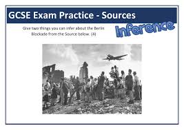 Berlin Airlift Gcse Inference Source Question Lesson Resource berlin airlift gcse inference source