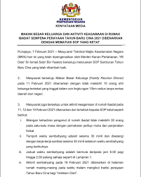 According to the new rule, you can step up out of your home for necessities, but your travel is restricted to a 10 km radius. Mco 2 0 Cny Reunion Dinners Now Allowed Max 15 Family Members Staying Within 10km Radius