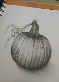 Pumpkin Pencil Drawing Pumpkin Drawing Pencil Drawings Drawings