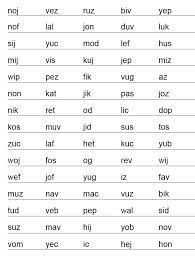 Nonsense words with beginning and ending consonant blends 1. Nonsense Words 1st Grade Shefalitayal