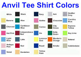 Described Hanes T Shirt Colors Chart 2019