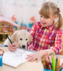 Saying one dog year equals seven human years is a very simplified way of comparing the age of a dog to that of a human. Step By Step Guide On How To Draw A Dog For Kids