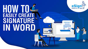 Manage document on the go. Create Signature In Word With Supereasy Steps Esign Genie