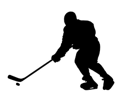 Kostenloser hockey rotelle clipart vektor download | sehen sie sich 23 illustrationen, bilder, vektorgrafiken von hockey rotelle in psd, ai, svg aus über 50.000 möglichkeiten an. Hockey Player Silhouette Decal Sticker Eishockey Hockey Bilder
