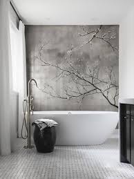Niedrige preise, schneller druck mit lieferung nach hause! Effektvolle Wand Und Raumgestaltung Mit Fototapete Bad Akzentwand Modernes Badezimmerdesign Badezimmer Akzente