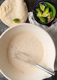 Maybe you would like to learn more about one of these? Fish Taco Sauce Recipe Easy Homemade Condiment Kevin Is Cooking