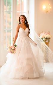 Tiered Tulle Princess Ballgown Stella York Wedding Dresses Ball Gowns Wedding Summer Wedding Dress York Wedding Dress