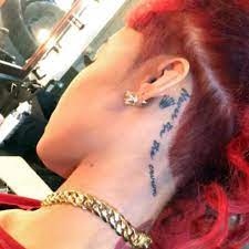 As for being behind the ear? 96 Celebrities With Ear Tattoo Designs Body Art Guru