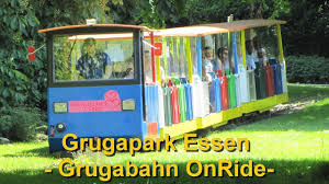 Grugapark Essen Grugabahn Park Eisenbahn Onride Park Rundfahrt Bimmelbahn Youtube