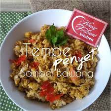 Resep Tempe Penyet Sambal Bawang Oleh Nancy Firstiant S Kitchen Resep Makanan Memasak Resep Tempe
