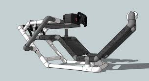 Pvc Cockpit 30 S Simplified Pvc Cockpit Simracing Simulateur Voiture Voiture Salles De Jeux Videos