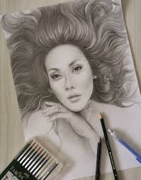 Hi lovely people.. I knew this post not watercolor painting. Just wanna  share my pencil drawing.. Tried to polish the skills and techniques