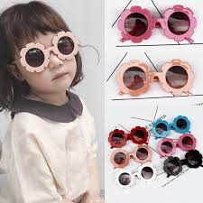 Seekingtag children stylish cute glasses frame quantity: Toddler Kids Cute Vintage Flower Eyewear Sunglasses Sun Protection Uv400 Summer Outdoor Glasses For Girls And Boys Nayancorporation Com