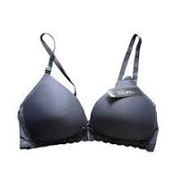 Mamia Women's Basic Lace Plain Gray Bras - Size 38B