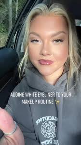 Add the white under your eyes to make your makeup pop #makeuptips #mak...