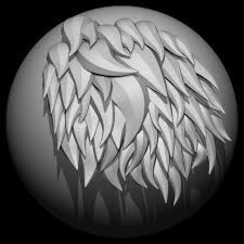 Fur Brush Unwrapped Zbrush Hair Zbrush Zbrush Sculpt