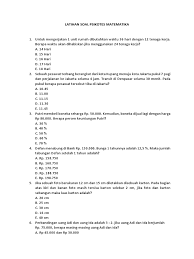 Contoh soal psikotes cerita matematika. Latihan Soal Psikotes Matematika