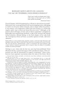Bruit intense en 8 lettres. Http Www Jstor Org Stable 10 5699 Modelangrevi 115 2 0264