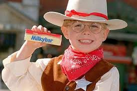 The Milky Bar kid is tough and strong cant remember the rest. Can you  finish it off?