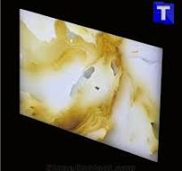 Artificial Rainbow Onyx Tile Wall Panel,Translucent Backlit Engineered  Stone Alabaster Slabs-Transtones Customized