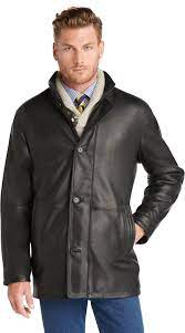 Signature 3 4 Length Leather Car Coat Leather Jacket Men Mens Leather Bomber Jacket Leather Jacket