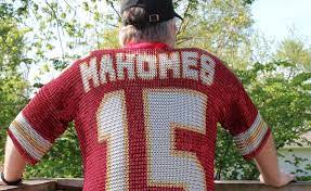 Show off the newest chiefs fan in your family with a cute onesie for your little ones! Chiefs Fan Creates One Of A Kind Mahomes Jersey Out Of 40 000 Tiny Chains Fox 4 Kansas City Wdaf Tv News Weather Sports
