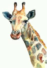 Giraffes Giraffe Art Giraffe Painting Animal Paintings