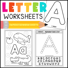 The purpose of this worksheet is to test a young student on which letters he or she can recognize on a page. Alphabet Worksheets Superstar Worksheets